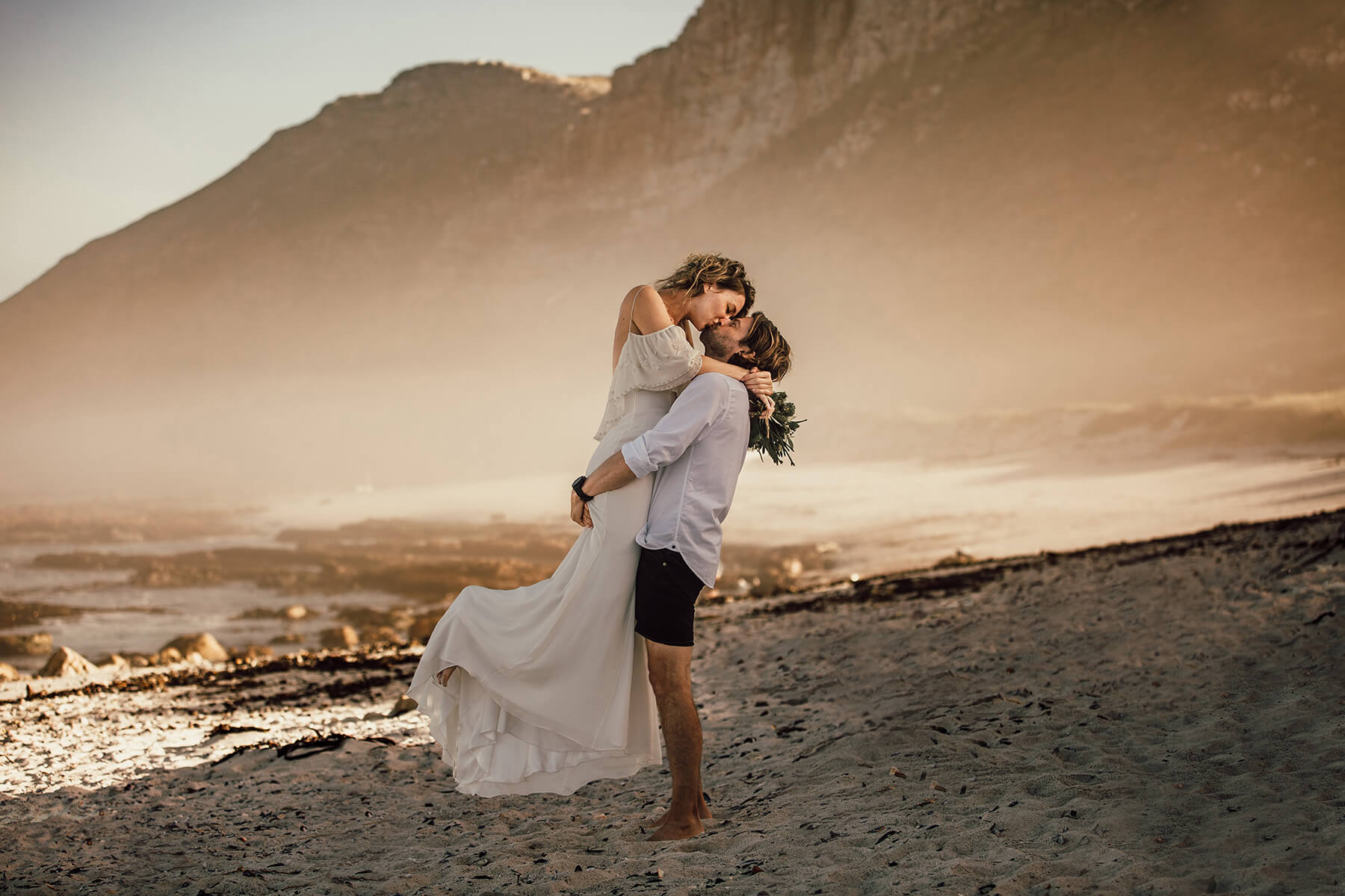 elopement wedding beach cape town south africa