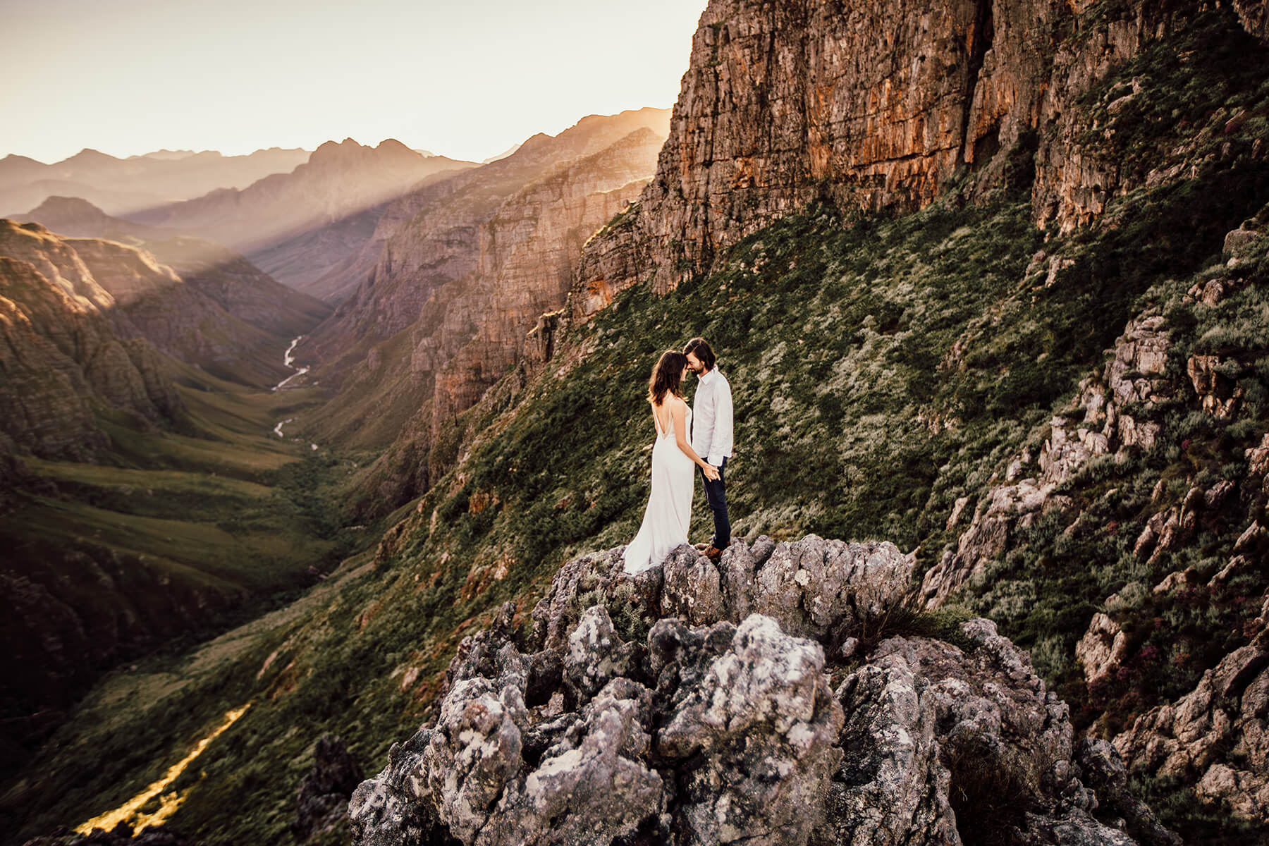 hiking elopement wedding south africa